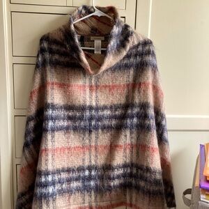 Burberry Camel/plaid Cape